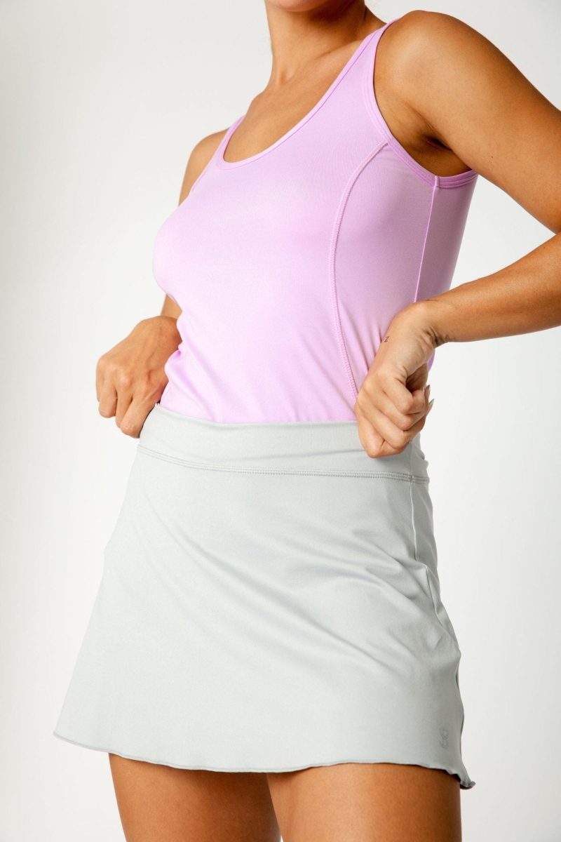 UV Staples Stone 13" Tennis Skort by Sofibella, front view