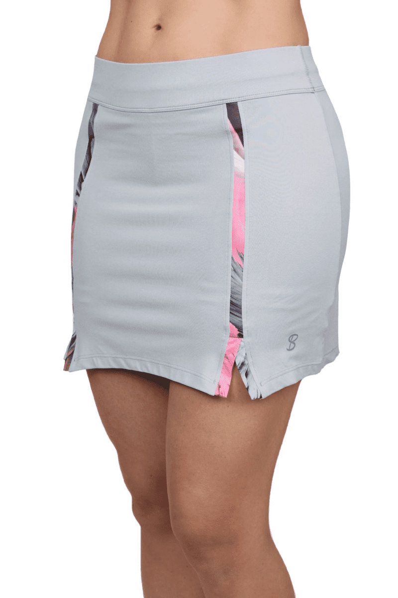 15" Skort - White Racquet - Sofibella