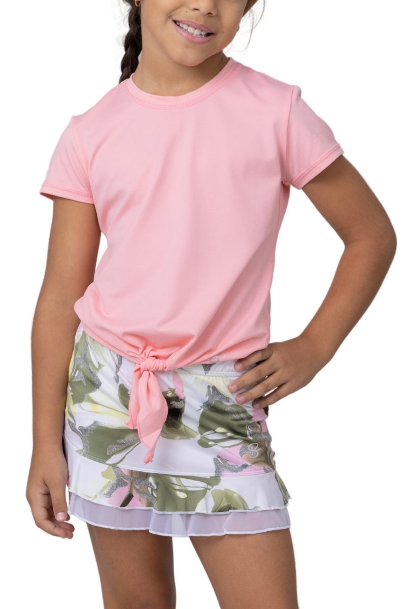 girls short sleeve tie uv girls sofibella 157919