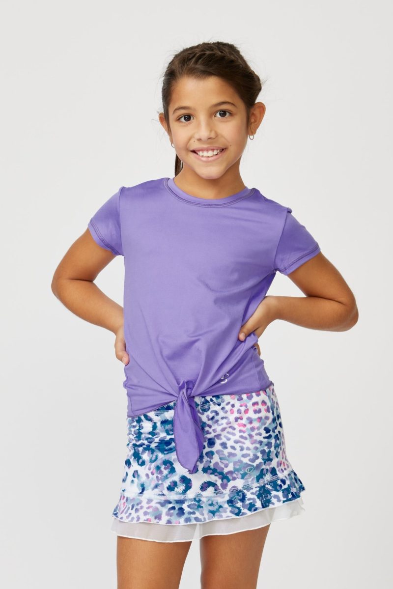 girls short sleeve tie uv girls sofibella 549297