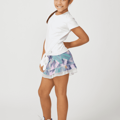 Girl's Short Sleeve Tie - UV Girls - Sofibella