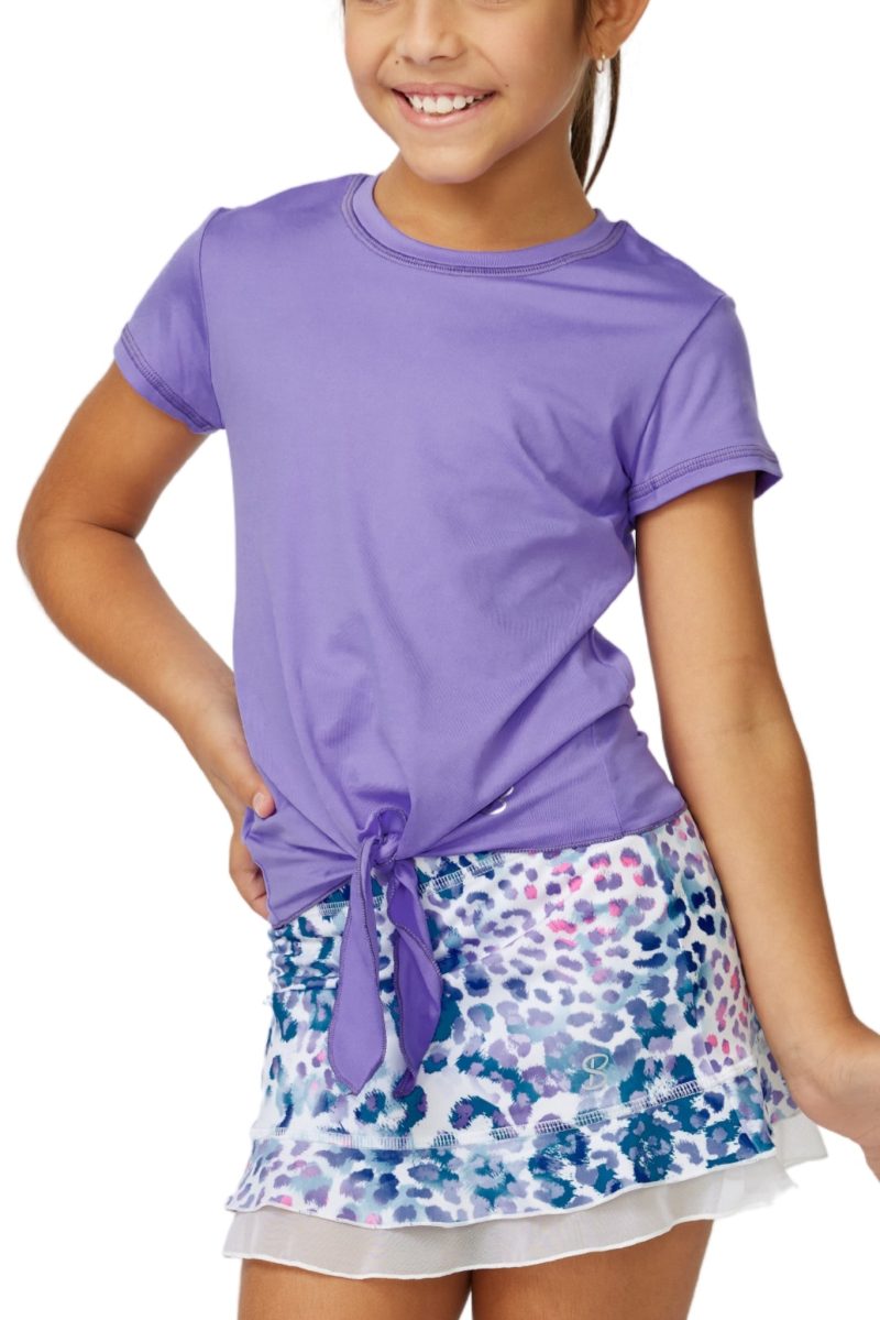 girls short sleeve tie uv girls sofibella 996704