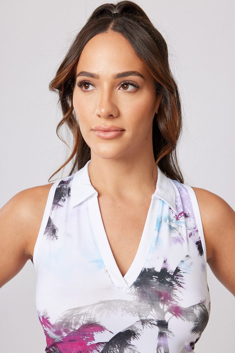 Racerback Polo - Palm Beach - Sofibella