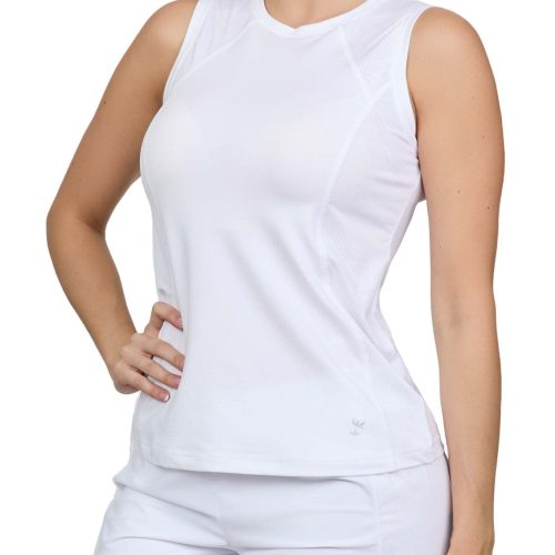 Sleeveless- White Racquet - Sale - Sofibella